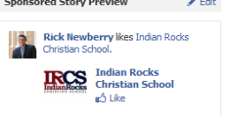 Using Facebook Sponsored Stories to Market Your School