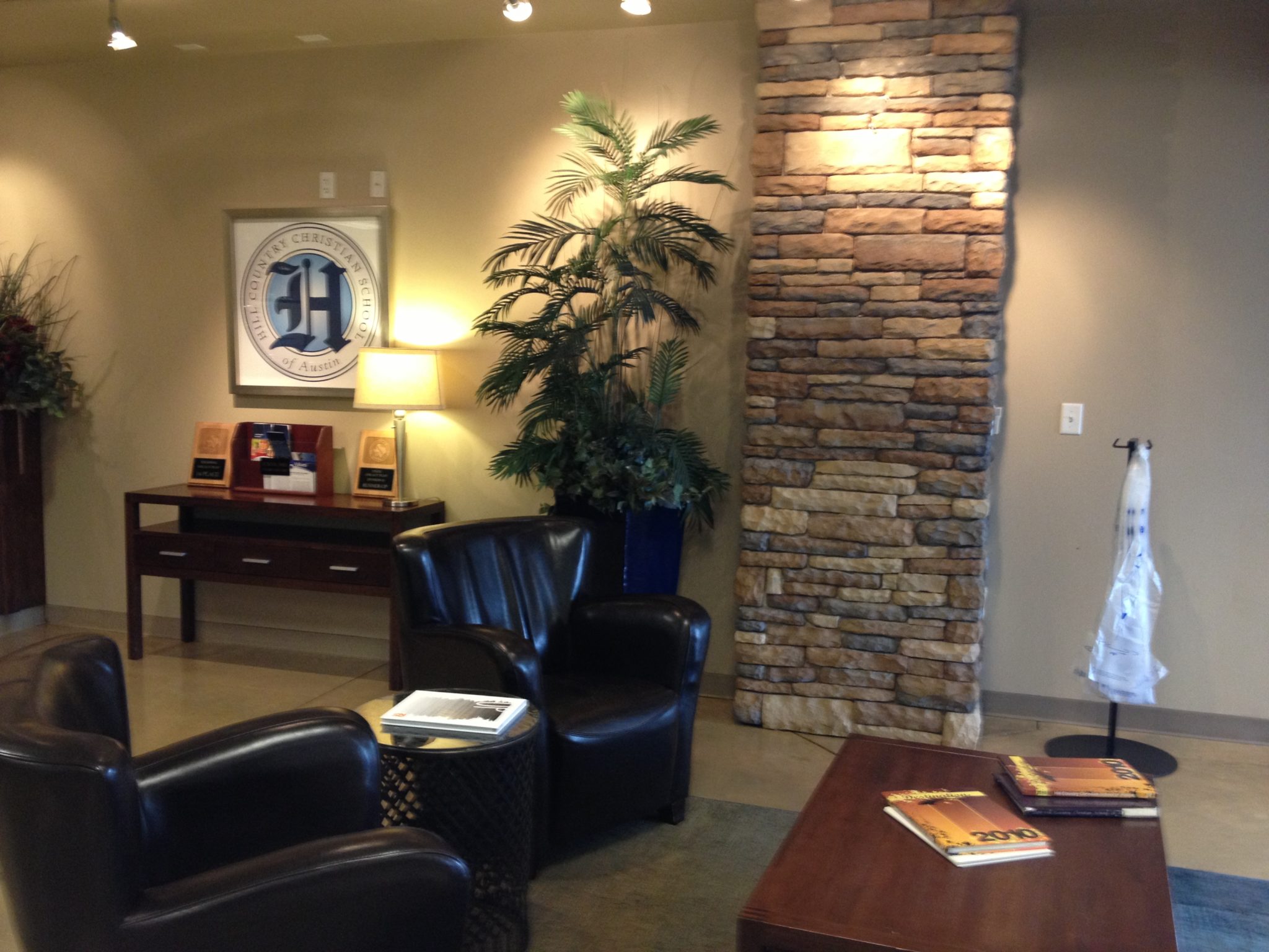 Entrance Lobby at Hill Country Christian School of Austin