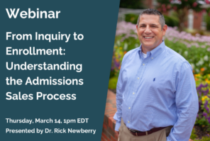 Webinar: From Inquiry to Enrollment – Understanding the Admissions Sales Process
