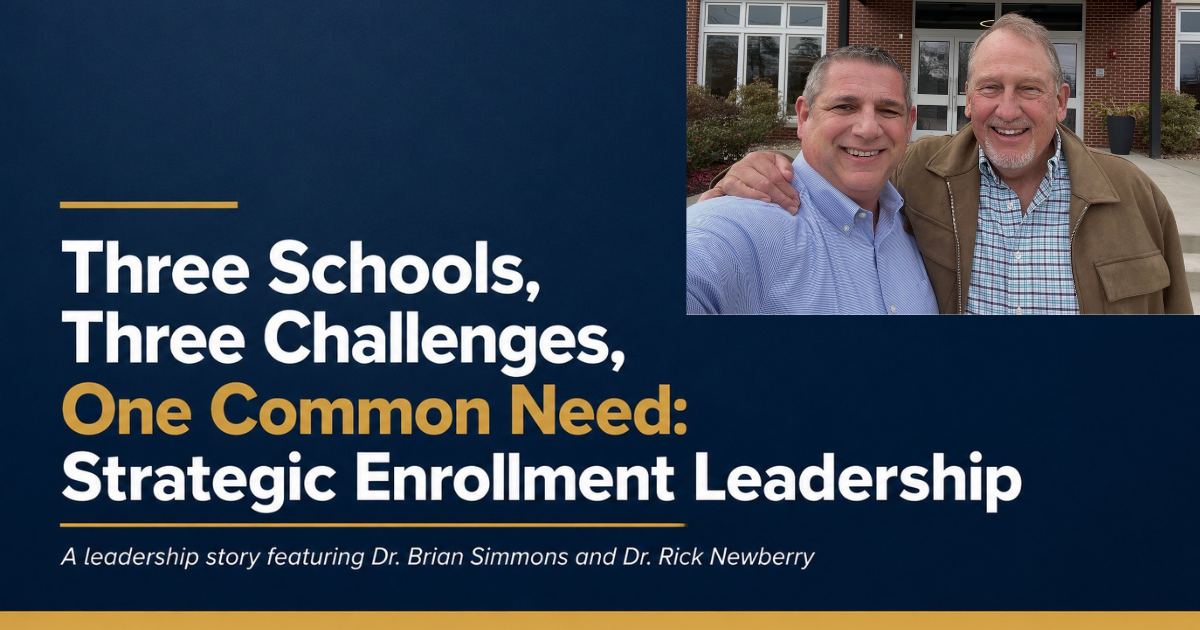 Three Schools, Three Enrollment Challenges, One Common Lesson